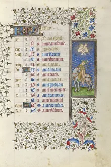 Master Of Rohan Prints: A Horseman; Book of Hours, about 1415-1420