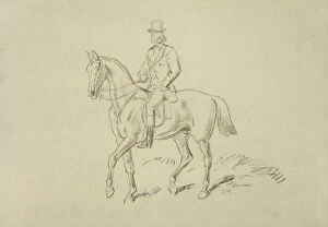 Portraitprints And Drawings Collection: Horseman, n.d. Creator: Hablot Knight Browne
