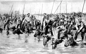 Images Dated 30th January 2008: Horsemanship of the Cossacks, First World War, 1914