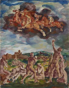 The Horsemen of the Apocalypse, 1917. Artist: Deusser, August (1870-1942) The Horsemen of the Apocalypse, 1917. Artist: Deusser, August (1870-1942)