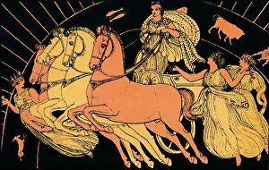 The Horses of the Morning, 1880. Artist: Flaxman The Horses of the Morning, 1880. Artist: Flaxman