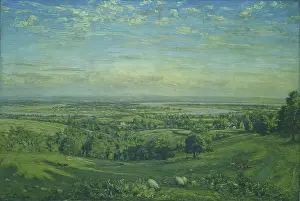 1909 Prints: The Horseshoe Bend of the Severn, 1909. Creator: Philip Wilson Steer