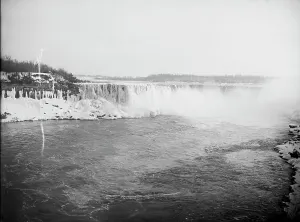 Falls Prints: Horseshoe Fall from Canadian shore, Niagara, between 1880 and 1901. Creator: Unknown