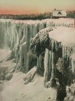 Ontario Prints: Horseshoe Falls from Canadian side, ca 1900. Creator: Unknown