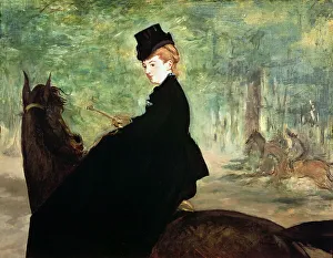 Edouard 1832 1883 Prints: The Horsewoman. Portrait of Marie Lefébure