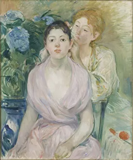 Berthe 1841 1895 Gallery: Hortensia (The two sisters), 1894