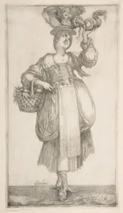 Bellange Jacques Gallery: Hortulana, from Hortulanae series, 1611. Creator: Jacques Bellange