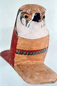 Images Dated 21st February 2007: Horus falcon from Thebes, Egypt, 13th-12th century BC