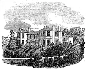 Respiratory Disease Prints: Hospital for Consumption, Torquay, 1858. Creator: Unknown