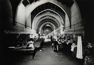 Employee Prints: Hospital de la Santa Cruz, Barcelona: ward of San Pedro, 1900-1999. Creator: Unknown