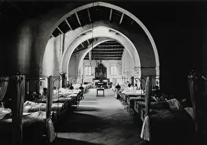 Hospital de la Santa Cruz, Barcelona: ward of St John the Baptist, c1900. Creator: Unknown