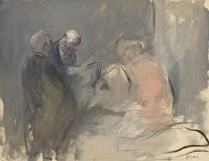 Late 19th Early 20th Century Prints: In the Hospital (recto), fourth quarter 1800s or first third 1900s