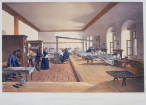 Marmara Prints: Hospital ward, Scutari, Turkey, 1856. Artist: E Walker