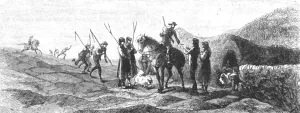 Icelandic Prints: Hospitality in Iceland; An Icelanders Notes on Iceland, 1875. Creator: Unknown