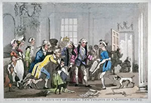 Change Collection: Hospitality kicking Avarice out of doors; or, new tenants at the Mansion House, 1799