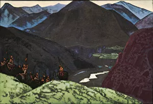 Roerich Gallery: The Host of Gesar Khan, 1931