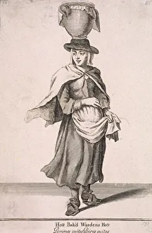 Marcellus Laroon Prints: Hot Bak d Wardens Hot, Cries of London, (c1688?)