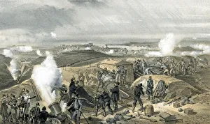 Bombarding Prints: A Hot Day in the Batteries, Crimean War, 1853-1856
