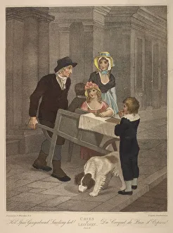 Francis Wheatley Prints: Hot Spice Gingerbread Smoking hot!, Cries of London, c1870
