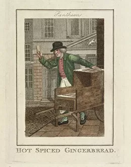 Oxford Street Gallery: Hot Spiced Gingerbread, Cries of London, 1804