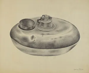 Device Prints: Hot Water Dish and Beaker, c. 1936. Creator: Amelia Tuccio