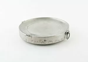 Pewter Collection: Hot Water Dish, London, c. 1800. Creator: Carpenter and Hamberger