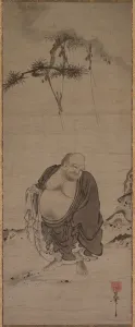 Muromachi Period Prints: Hotei, late 1300s-early 1400s. Creator: Kichizan Mincho (Japanese, 1352-1431)
