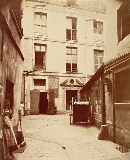 4th Arrondissement Prints: Hotel 17, Rue Geoffrey L'Angevin, Printed 1902 circa. Creator: Eugene Atget