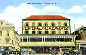 Images Dated 7th March 2008: The Hotel Americano, Curacao, Netherlands Antilles, c1900s