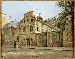 Paint Prints: Hotel de Balzac, entrance and facade on rue Fortunee