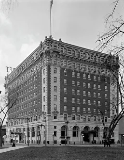 Multi Storey Prints: Hotel Bancroft, Worcester, Mass. between 1910 and 1920. Creator: Unknown