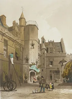 Boys Thomas Shotter Prints: Hôtel de Cluny, Paris, 1839. Creator: Thomas Shotter Boys
