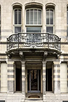 Avenue Palmerston Prints: Hotel Deprez-Van de Velde, 3 Av. Palmeston, Brussels, Belgium, (1895-1896), c2014-2017