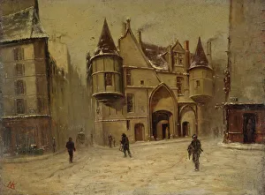 4th Arrondissement Prints: Hotel des archeveques de Sens around 1880