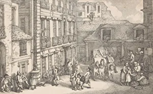 Hotel d'Hambourgh, Quartiere St. Germain a Paris, 1789. 1789. Creator: Thomas Rowlandson