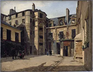 Hotel Prints: Hotel du Prevot, Passage Charlemagne, 1883. Creator: Paul Joseph Victor Dargaud