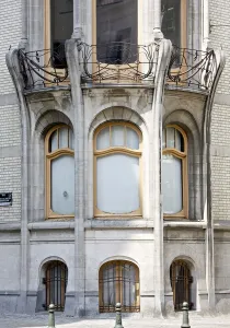 Hotel Hannon, 1 Avenue de la Jonction, Brussels, Belgium, (1902), c2014-c2017. Artist