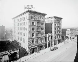 Hillman Prints: Hotel Hillman, Birmingham, Ala. c1906. Creator: Unknown