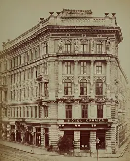 Ludwig Prints: Hotel Kummer - general view, Vienna, around 1890. Creator: Ludwig Niernberger