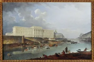 Pont Royal Prints: Hotel de la Monnaie, the Quai de Conti and the Seine