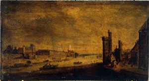 Callot Jacques Prints: Hotel de Nevers, Tour de Nesle