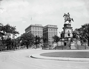 Capitol Prints: Hotel Richmond from the Capitol, Richmond, Va. c.between 1910 and 1920. Creator: Unknown
