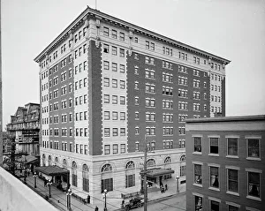 Multi Storey Prints: Hotel Utica, Utica, N.Y. between 1905 and 1915. Creator: Unknown