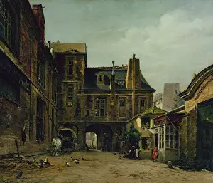 Hotel Prints: Hotel Vieuville, 1903. Creator: Paul Joseph Victor Dargaud