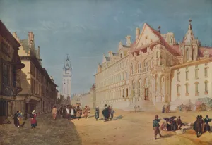 Cotman Prints: Hotel De Ville, Ghent, 1923. Artist: John Sell Cotman
