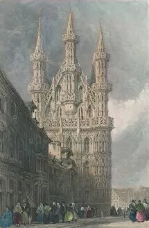 D Roberts Gallery: Hotel De Ville, Louvain, 19th century. Creator: W Wallis