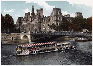 Boat Trip Prints: Hotel de Ville, Paris, c1900