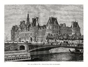 Deroy Gallery: Hotel de Ville, Paris, France, 1886. Artist: Hildibrand
