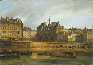 4th Arrondissement Prints: Hotel de Ville and Place de Greve