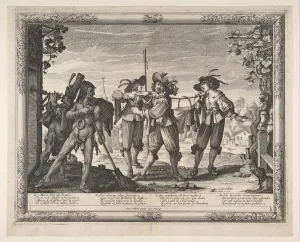 Sweeping Prints: The Hotpot Carried to the Newlyweds; or The Racket, ca. 1633. Creator: Abraham Bosse